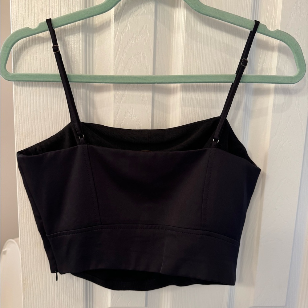 Ramy Brook Women Estrelle Ruffle Crop Top - Size 2 - Picture 2 of 3
